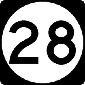 route 28 nj sign image