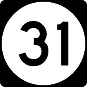 route 31 nj sign image