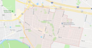 Somerville NJ map