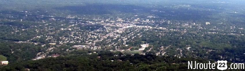 aerial view plainfield NJ