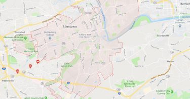 allentown PA map