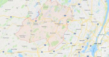 Morris County NJ Map