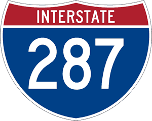 route 287 nj sign image