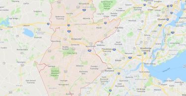 somerset county NJ map