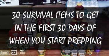 30 survival items prepping