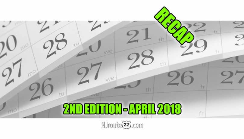 NJroute22 recap 2nd edition April 2018