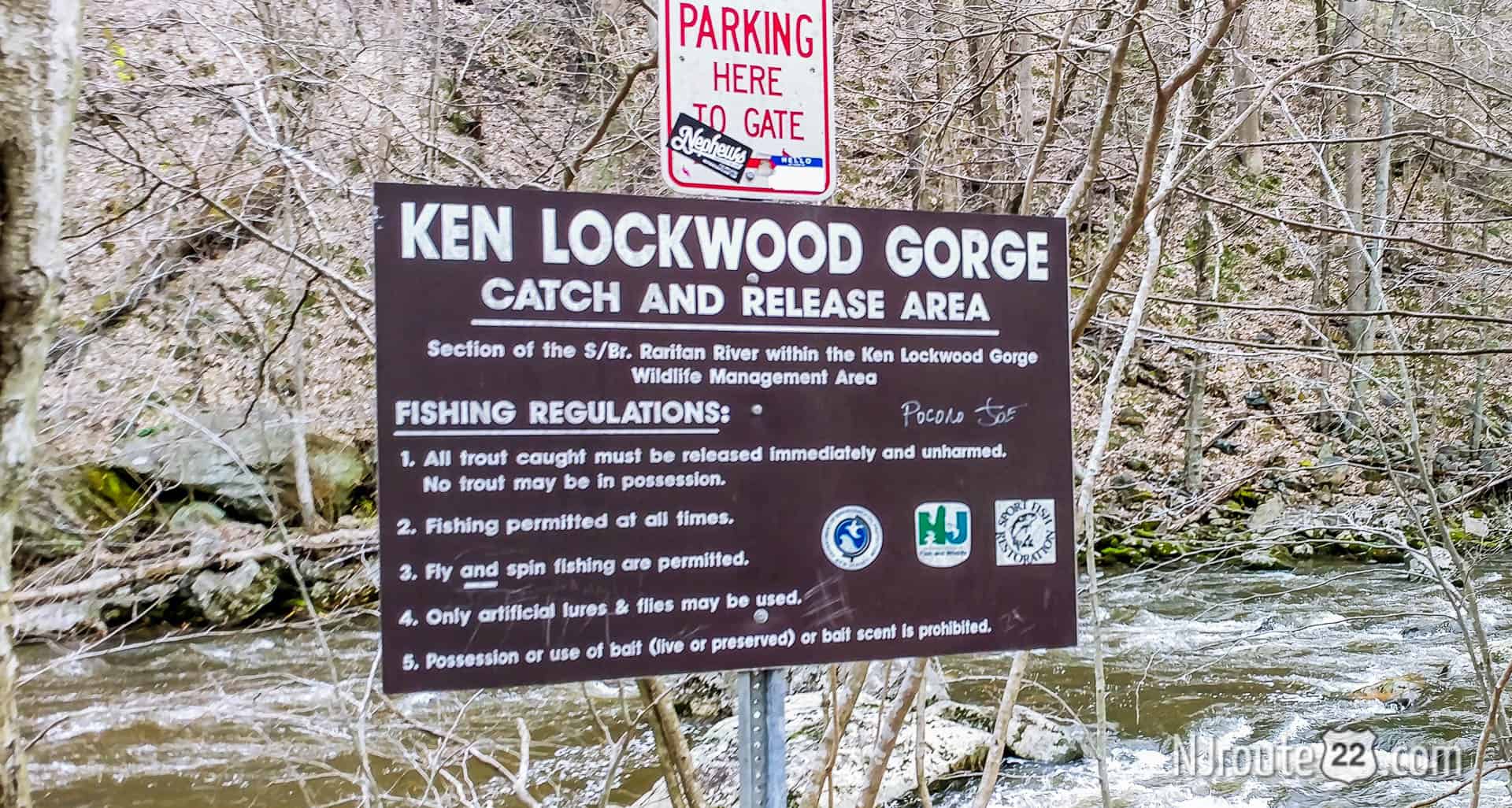 Ken Lockwood Gorge Fishing Map Ken Lockwood Fishing Rules {Exhausting?} - Nj Route 22